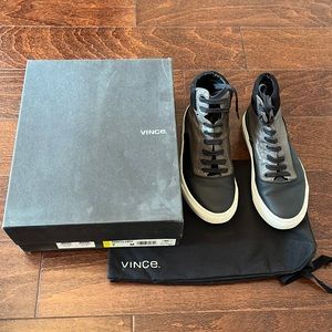 Womens Vince Newman, Black Umber sneakers